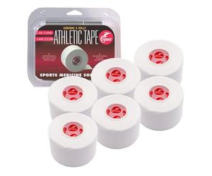 Cramer 762826 Ruban adhésif Unisexe, Blanc, Lot de 6