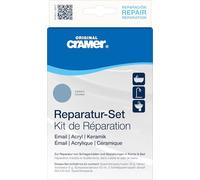 Cramer Kit de réparation bleu bermude pour baignoires, receveurs de douche et lavabos - Solution professionnelle pour réparer les dommages causés par les chocs et les éclats sur l'émail, la céramique