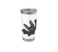 Crampant mignon drôle de chauve-souris de vampire Halloween crocs trucs ou friandises Gobelet isotherme en acier inoxydable double paroi