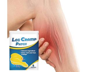 Crampes Aux Jambes Nocturnes - Pares De Au Genou Apaisant Avec Inconfort | Patches De Secours Des Jambes Faciles Avec Facilité Musculaire | Patches Pour Le Support D