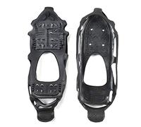 Crampon 24 Studs Spikes Anti-Skid Spikes Unisexe Hiver Escalade Anti-Slip Gripper à Glace Spike Snow and Ice Crampons S/M/L/XL (Size : Black S)