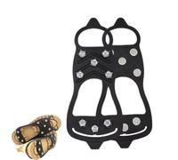 Crampon Antidérapent,Universelles Crampons Pointes Antidérapent,Crampons Neige Chaussures,Glace Traction Crampon Neige Grips,Chaussures Anti-Slip Crampones Pour Alpinisme Marche Randonnée (1*L（41-45）)