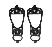Crampon Crampons d'escalade professionnels antidérapants, 1 paire, 8 goujons, chaussures de marche, neige glacée, Camping, poignée à pointes, pince glace en plein air for l'hiver(M EU 35 to 40)