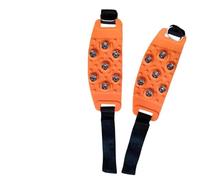 Crampon Crampons réglables for Chaussures de randonnée, d'escalade et d'hiver sur la Neige ou la Glace(Orange)