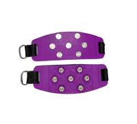 Crampon Crampons réglables for Chaussures de randonnée, d'escalade et d'hiver sur la Neige ou la Glace(Purple)