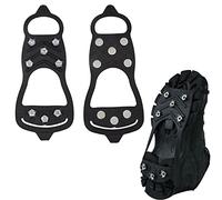 Crampon Neige, Crampons Antidérapants, Crampons pour Chaussures Antidérapant, Crampons pour Chaussures, Crampons pour Chaussures de Randonnée, Pluie et Neige Marche en Plein air en Hiver (M:34-40)