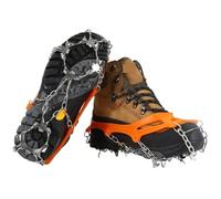 Crampon Verglas Crampons à glace, alpinisme, neige, antidérapants, couvre-chaussures, adhérence sur, ski, randonnée Alpinismes(10 Teeth black)
