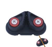 Crampons à cames de fitness - Corde de kayak - Nylon portable résistant à l'usure - Pour kayak - Support de bateau réglable d'un diamètre de 3 à 15 mm - Noir