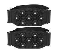 Crampons à glace, 1 paire de crampons antidérapants avec sangle réglable, pour la randonnée, l'escalade, la pêche, la marche, l'alpinisme