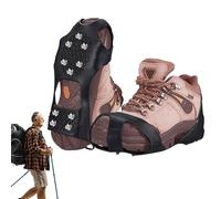 Crampons à Glace | 10 Pointes Traction pour Chaussures Et Bottes,Griffes De Traction Hiver pour Randonnée Escalade Pêche Hommes Femmes