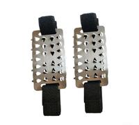 Crampons à glace à 26 dents avec pointes en acier au manganèse et double sangle en caoutchouc pour une meilleure stabilité sur les sentiers glacés et les rivières et les routes