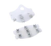 Crampons à glace antidérapants à 7 pointes pour la pêche sur glace, la randonnée, la marche, le jogging, pour homme et femme