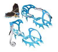 Crampons à Glace | Outil de Traction Léger en Aluminium avec 14 Griffes Antidérapantes,Antidérapants Pour Escalade Sur Glace - pour Hommes et Femmes en Randonnée Hivernale, Pêche, Marche, Jogging avec