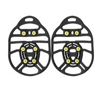 Crampons À Glace - Pointes pour Chaussures | Crampons De Traction 6 Dents, Crampon Antidérapants | Crampon De Marche sur Glace avec Clous pour Randonnée, Pêche, Alpinisme, Plein Air, Temps Froid