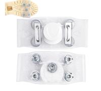 Crampons à glace pour bottes - antidérapant à 5 griffes à neige et chaussures - Crampons pour traction sur glace de marche | Pour chaussures de randonnée, escalade ski camping