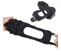 Crampons à glace pour bottes : crampons antidérapants en glace avec 30 dents | Spikes à neige antirouille, crampons de traction pour randonnées d'hiver, crampons à glace robustes