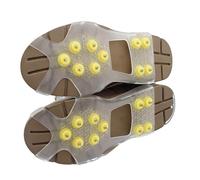 Crampons à Glace pour Chaussures - 10 Crampons antidérapants à Crampons à Picots avec 10 Pointes Solides pour Bottes et Chaussures | Crampon extérieur antidérapant pour la Marche d'hiver