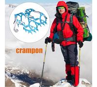 Crampons À Glace pour Chaussures Et Bottes - 14 Griffes D'Aluminium Outil Anti-Dérapant,Grippe-Glace pour Escalade | pour Bottes Femmes Hiver Randonnée Escalade Pêche Marche Jogging