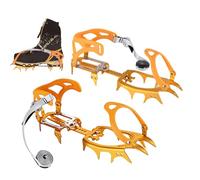 Crampons À Glace Pour Chaussures Et Bottes,Outil de Traction Léger en Aluminium avec 14 Griffes Antidérapantes,Antidérapants Pour Escalade Sur Glace | Pour Hommes Femmes Hiver Escalade Pêche Marche Jo