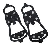 Crampons à glace pour chaussures, pince à griffe antidérapante à 8 rayons | Attache antidérapante avec clous pour homme escalade en montagne marche jogging en plein air