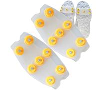 Crampons à glace pour femme | 7 dents antidérapantes universelles invisibles, chaussures antidérapantes | pour homme, hiver, randonnée, marche, pêche, course à pied, alpinisme, sport, jardin, parc
