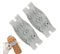 Crampons à Neige | 2 Pièces Invisibles Non Glissantes,Griffes d'Adhérence pour Chaussures de Montagne,pour Marche Hivernale, Alpinisme, Pêche et Aventure en Extérieur par Temps