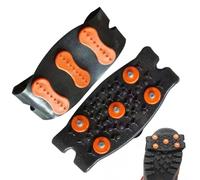 Crampons à Neige - 2 Prises antidérapantes avec Sangles réglables - Crampons à Neige pour Chaussures Bottes - pour, Enfant, randonnée hivernale Marche