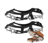 Crampons À Neige - Acier Inoxydable Antidérapant Griffes Universelles,Anti-dérapants À Glace pour Chaussures - pour Randonnée Hiver Plein Air Escalade Pêche Sports Jardin Parc Arrière-Cour Cour