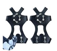 Crampons à neige, crampons de traction pour chaussures, crampons à glace, stabilité hivernale fiable, fonction de sécurité à 10 pointes, équipement de chaussures robustes pour travail en plein air