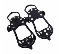 Crampons à neige : patins antidérapants pour neige et glace, poignées pour glace, crampons à neige et glace | Matériau résistant à l'abrasion Crampons à glace à 11 dents, pince à glace pa, multicolore
