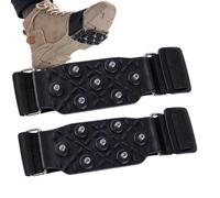 Crampons à Neige pour Chaussures 7 Picots antidérapants de Haute adhérence | Crampons de traction pour hommes femmes jogging randonnée escalade hiver alpinisme pêche plein air