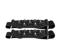 Crampons à neige réglables pour les sports d'hiver tels que le ski | Convient aux tailles de chaussures 30 à 45, randonnée d'hiver et ski, poignées légères et sûres pour les randonnées en plein