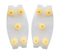 Crampons à neige, traction antidérapante, 10,7 x 5,5 cm, crampons à glace, poignées de chaussures, système extérieur sécurisé, pour la marche, la course, la randonnée, l'escalade