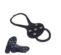 Crampons antidérapants pour bottes, maintien antidérapant avec 5 médiators - Semelles pour chaussures d'hiver avec grip | pour randonnée, escalade, climat froid, jardinage, course à pied pour femmes