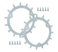 Crampons antidérapants pour Mammotion Yuka pour mini robot tondeuse, pointes de traction avec vis pour Mova 600 ViAX pour Dreame A1 Pro, poignées de roue en acier laminé à froid pour gazon humide et