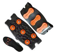 Crampons Antidérapants pour Neige et Verglas | Lot de 2, Anti-dérapants avec Bretelles Réglables | Semelles Antidérapantes Pour Neige Et Glace,Pour Hommes Femmes Randonnée Hivernale Alpinisme Escalade