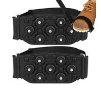 Crampons Crampons À Glace - 12,1x4,7x1,2 Cm, Crampon De Traction Glace Neige | Sangle Réglable - pour l'hiver Randonnée Escalade Pêche Marche Alpinisme Course À Pied en Plein Air