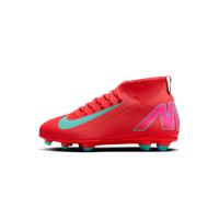 Crampons de foot multi-surfaces à col montant Nike Jr. Mercurial Superfly 10 Club pour enfant/ado Ember Glow/Aurora Green 37.5