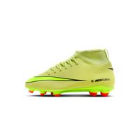 Crampons de foot multi-surfaces à col montant Nike Jr. Mercurial Superfly 10 Club pour enfant/ado Limelight/Hyper Crimson/Volt 38.5
