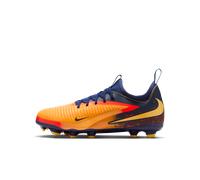 Crampons de foot multi-surfaces Nike Jr. Phantom 6 Low Academy « Erling Haaland » pour ado Laser Orange/Blue Void/Lemon Venom 36