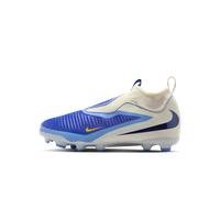 Crampons de foot pour terrain sec Nike Jr. Phantom 6 High Academy LV8 pour ado Racer Blue/Dark Obsidian 36.5