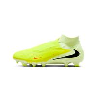 Crampons de foot pour terrain sec Nike Phantom 6 High Pro Hyper Crimson/Limelight/Noir 43