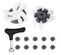 Crampons De Golf - 12 Packs Packs D'installation Faciles, Goujons De Poignées Fortes Légères | Remplacement De Traction Du Sol Fiable, Conception De Serrure De Torsion Pratique Pour Les Chaussures De