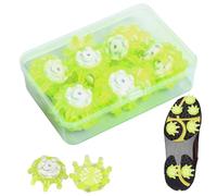 Crampons de golf, crampons de rechange, clous confortables de 11 x 9 x 3 cm, design de soutien du pied, matériau durable, poignée de traction sûre pour homme, tennis, entraînement, course, sentier