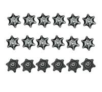 Crampons de golf, kit de pointes de rechange, 18 pièces, inserts haute performance avec design antidérapant, crampons de traction sécurisés pour parcours de joueur, pelouse, club, puting, course à