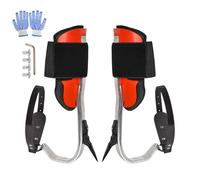 Crampons De Grimpe D'arbre Pour Travaux Arboricoles,Griffes D'arbre D'aluminium,Kit Harnais Équipement Robust Support Paume Sécurisé Pour Cueillette Fruits Forêt Sports Intérieur | Support pour Palmie