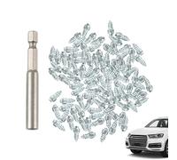 Crampons de pneu de glace et de neige, pics de pneu de camion | Goujons de roue - 100X piquets de pics de neige, goupilles anti-givrage en acier tungstène avec outil d'installation de moto