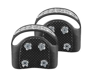 Crampons de raquette à neige - Pince à crampons de glace réfléchissante, antidérapante de traction, pince de chaussure d'hiver durable pour la marche | Fixation d'escalade de sécurité, Crampons de