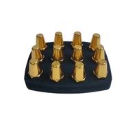 Crampons de remplacement en aluminium League Uhlsport Doré 14/17 mm Male