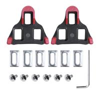 Crampons de vélo, crampons de chaussures de vélo, 2 taquets verrouillables, crampons de vélo de rechange, crampons de vélo d'intérieur et de course pour hommes et femmes